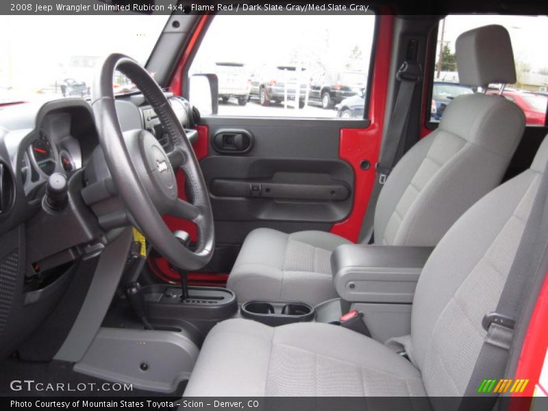Flame Red / Dark Slate Gray/Med Slate Gray 2008 Jeep Wrangler Unlimited Rubicon 4x4