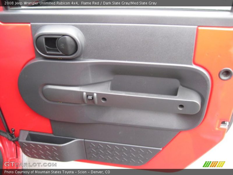 Flame Red / Dark Slate Gray/Med Slate Gray 2008 Jeep Wrangler Unlimited Rubicon 4x4