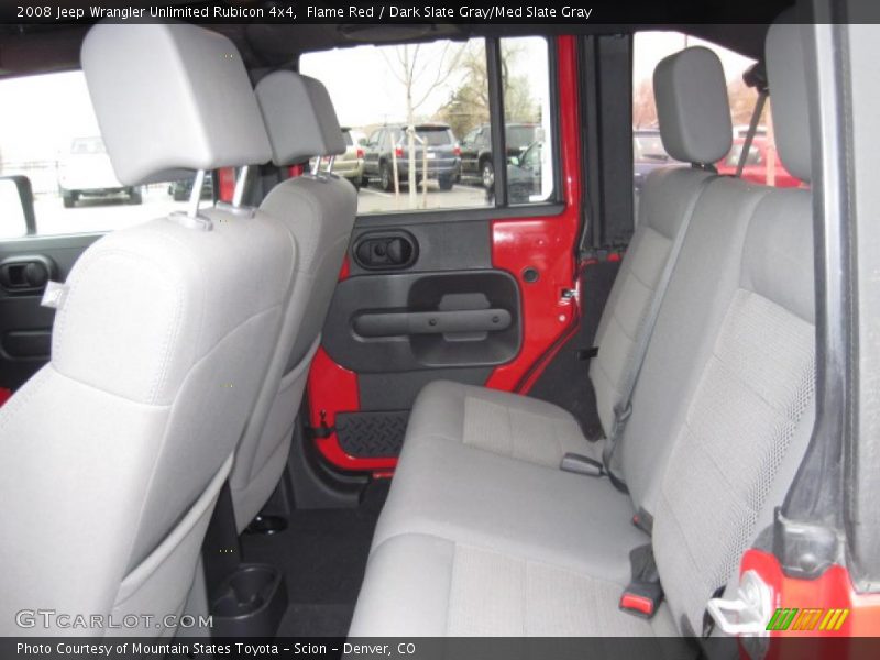 Flame Red / Dark Slate Gray/Med Slate Gray 2008 Jeep Wrangler Unlimited Rubicon 4x4