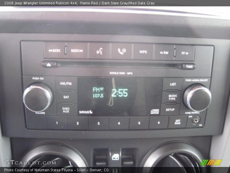 Flame Red / Dark Slate Gray/Med Slate Gray 2008 Jeep Wrangler Unlimited Rubicon 4x4