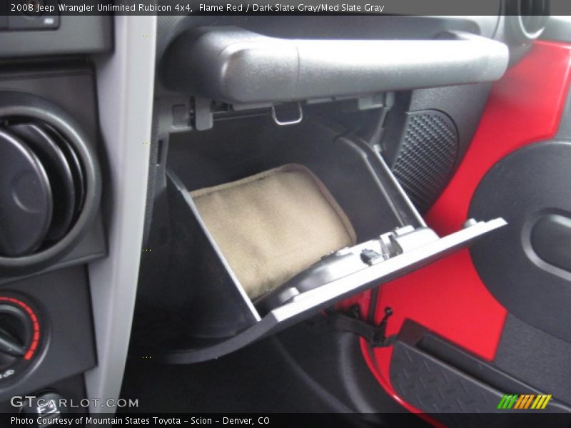 Flame Red / Dark Slate Gray/Med Slate Gray 2008 Jeep Wrangler Unlimited Rubicon 4x4