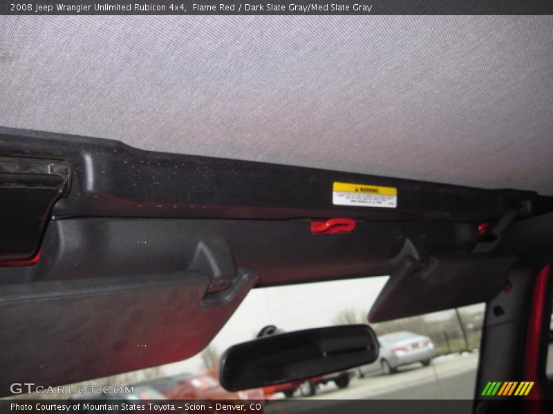 Flame Red / Dark Slate Gray/Med Slate Gray 2008 Jeep Wrangler Unlimited Rubicon 4x4