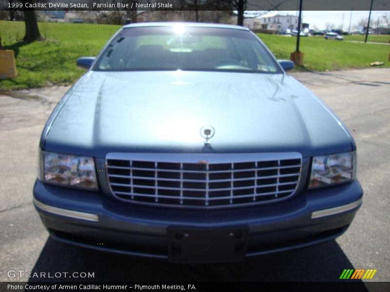 Parisian Blue / Neutral Shale 1999 Cadillac DeVille Sedan