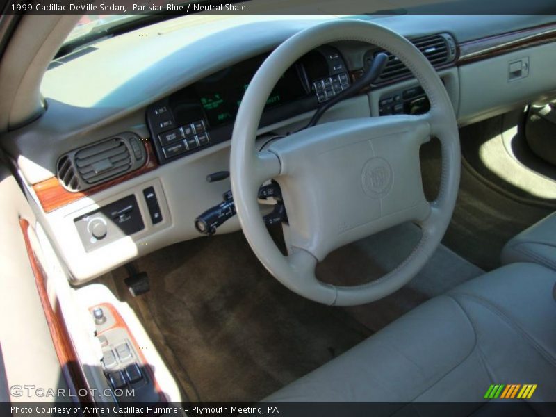 Parisian Blue / Neutral Shale 1999 Cadillac DeVille Sedan