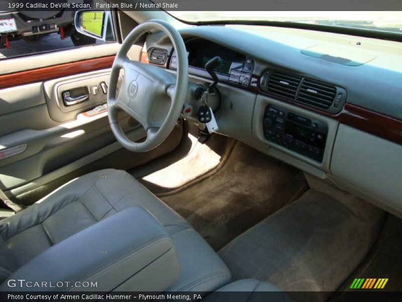 Parisian Blue / Neutral Shale 1999 Cadillac DeVille Sedan