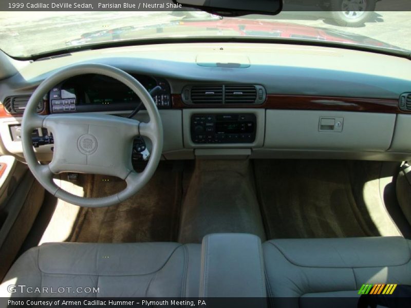 Parisian Blue / Neutral Shale 1999 Cadillac DeVille Sedan