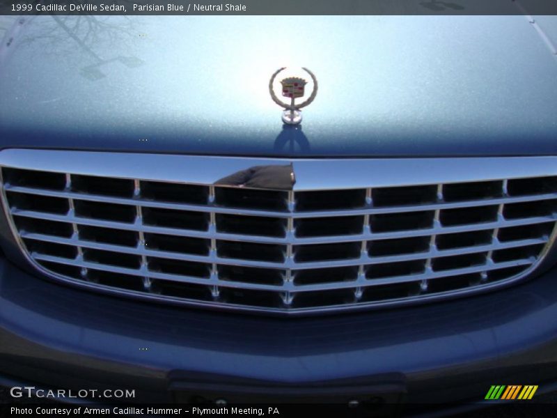 Parisian Blue / Neutral Shale 1999 Cadillac DeVille Sedan