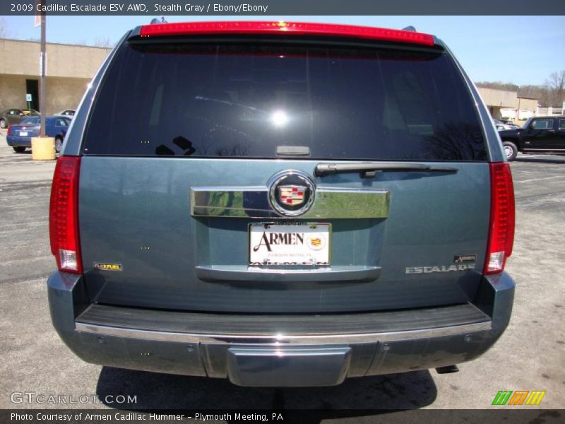 Stealth Gray / Ebony/Ebony 2009 Cadillac Escalade ESV AWD