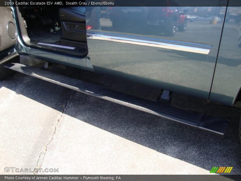 Stealth Gray / Ebony/Ebony 2009 Cadillac Escalade ESV AWD