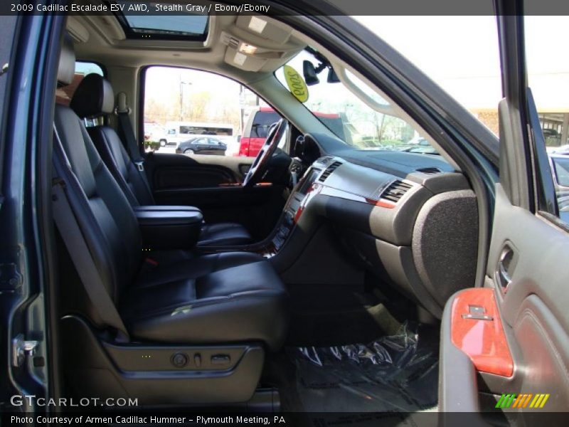 Stealth Gray / Ebony/Ebony 2009 Cadillac Escalade ESV AWD