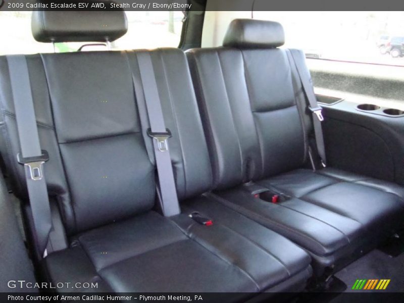 Stealth Gray / Ebony/Ebony 2009 Cadillac Escalade ESV AWD