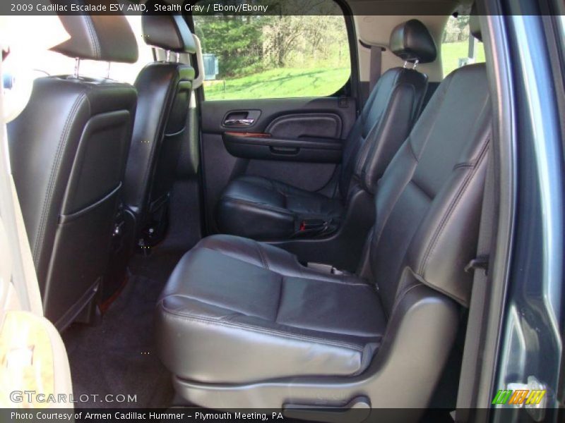 Stealth Gray / Ebony/Ebony 2009 Cadillac Escalade ESV AWD