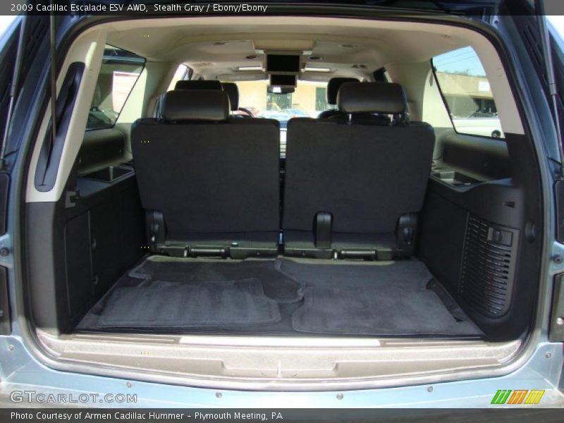 Stealth Gray / Ebony/Ebony 2009 Cadillac Escalade ESV AWD