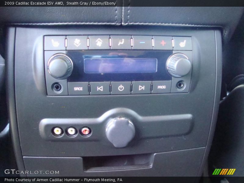 Stealth Gray / Ebony/Ebony 2009 Cadillac Escalade ESV AWD