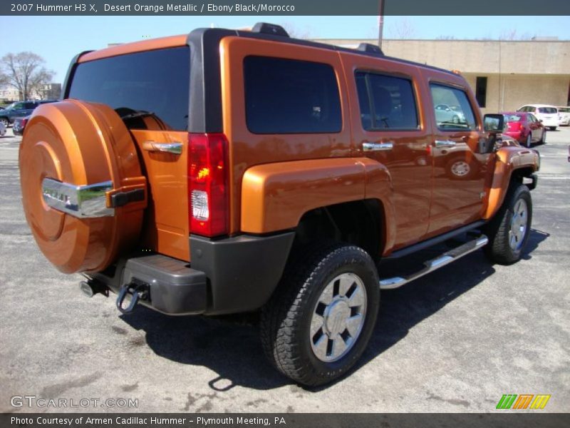 Desert Orange Metallic / Ebony Black/Morocco 2007 Hummer H3 X