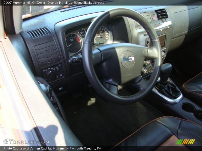 Desert Orange Metallic / Ebony Black/Morocco 2007 Hummer H3 X