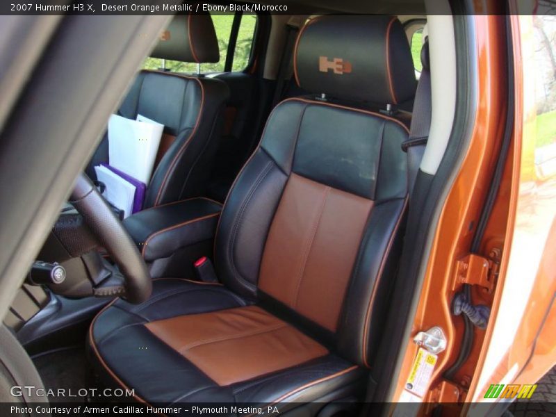 Desert Orange Metallic / Ebony Black/Morocco 2007 Hummer H3 X