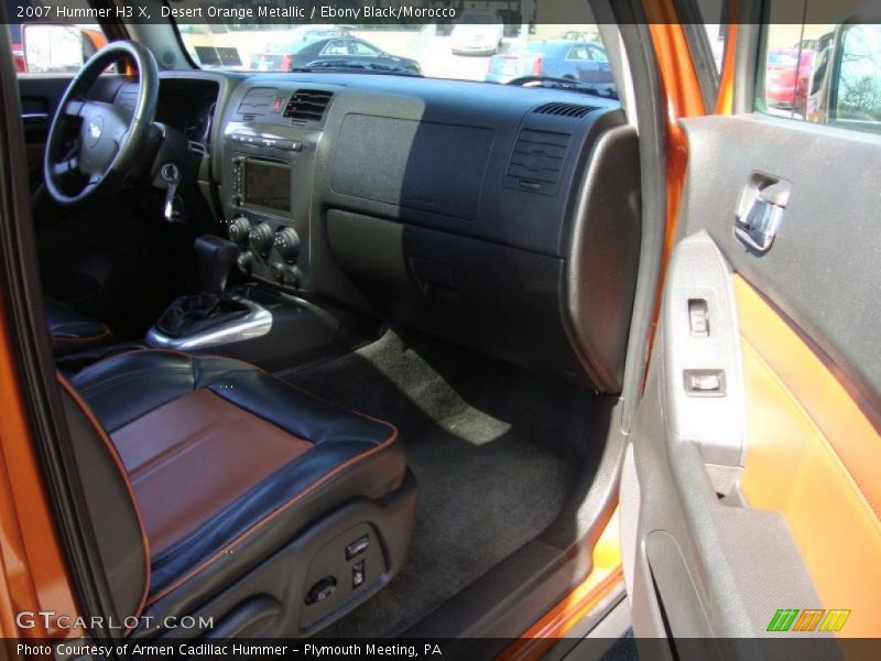 Desert Orange Metallic / Ebony Black/Morocco 2007 Hummer H3 X