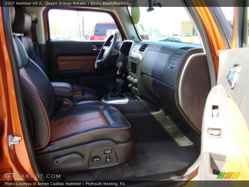 Desert Orange Metallic / Ebony Black/Morocco 2007 Hummer H3 X
