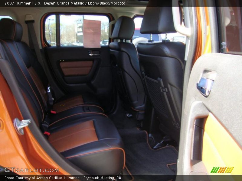 Desert Orange Metallic / Ebony Black/Morocco 2007 Hummer H3 X