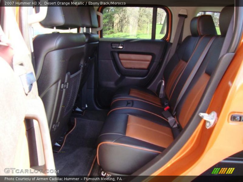 Desert Orange Metallic / Ebony Black/Morocco 2007 Hummer H3 X