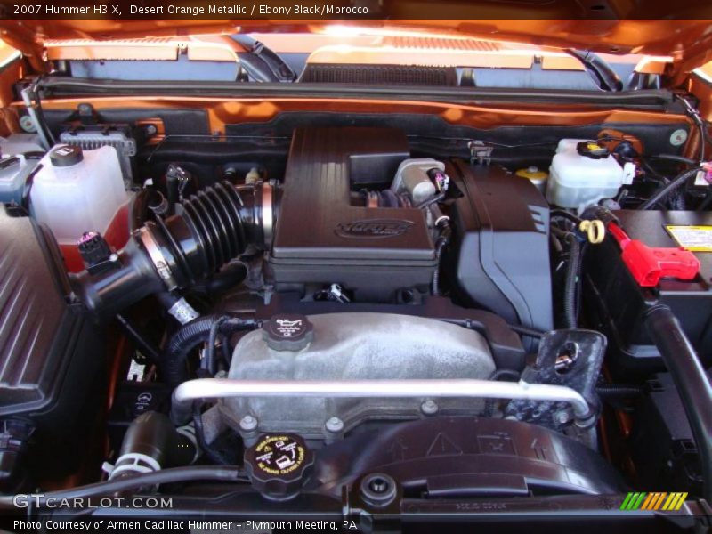 Desert Orange Metallic / Ebony Black/Morocco 2007 Hummer H3 X