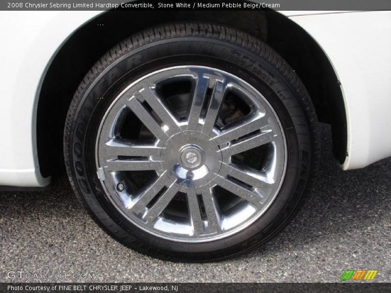 Stone White / Medium Pebble Beige/Cream 2008 Chrysler Sebring Limited Hardtop Convertible
