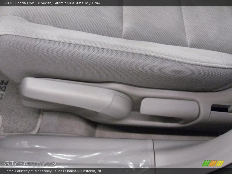 Atomic Blue Metallic / Gray 2010 Honda Civic EX Sedan