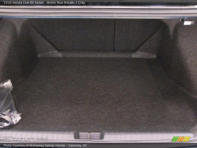Atomic Blue Metallic / Gray 2010 Honda Civic EX Sedan