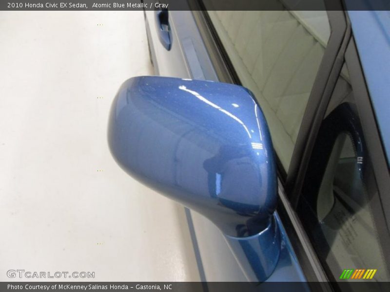 Atomic Blue Metallic / Gray 2010 Honda Civic EX Sedan