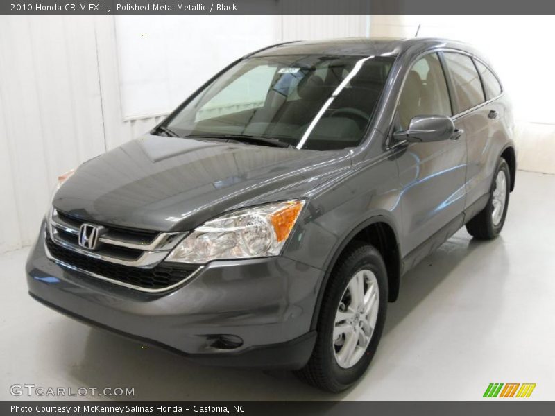 Polished Metal Metallic / Black 2010 Honda CR-V EX-L