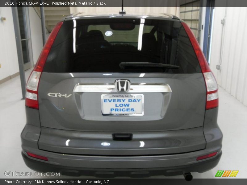 Polished Metal Metallic / Black 2010 Honda CR-V EX-L