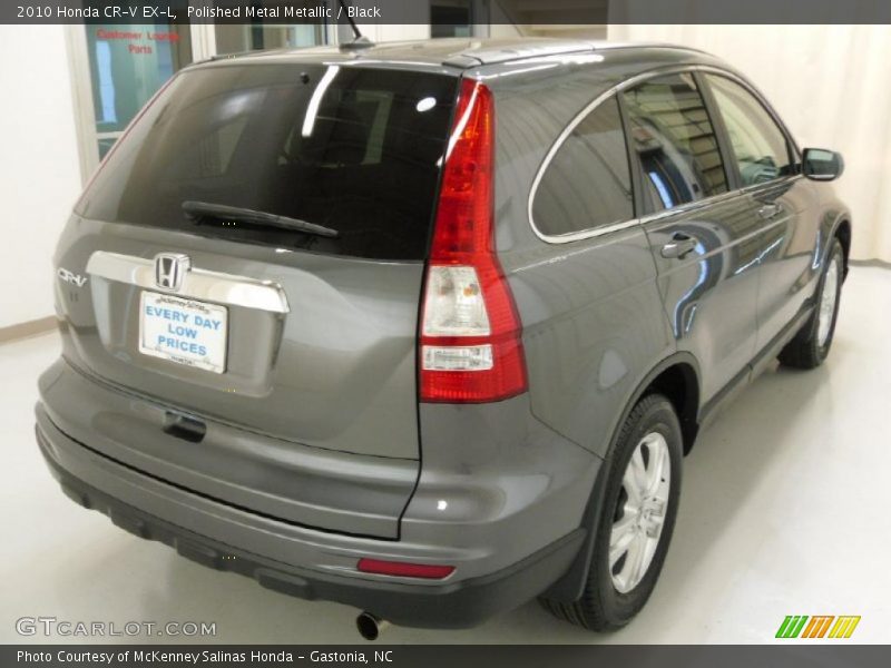 Polished Metal Metallic / Black 2010 Honda CR-V EX-L