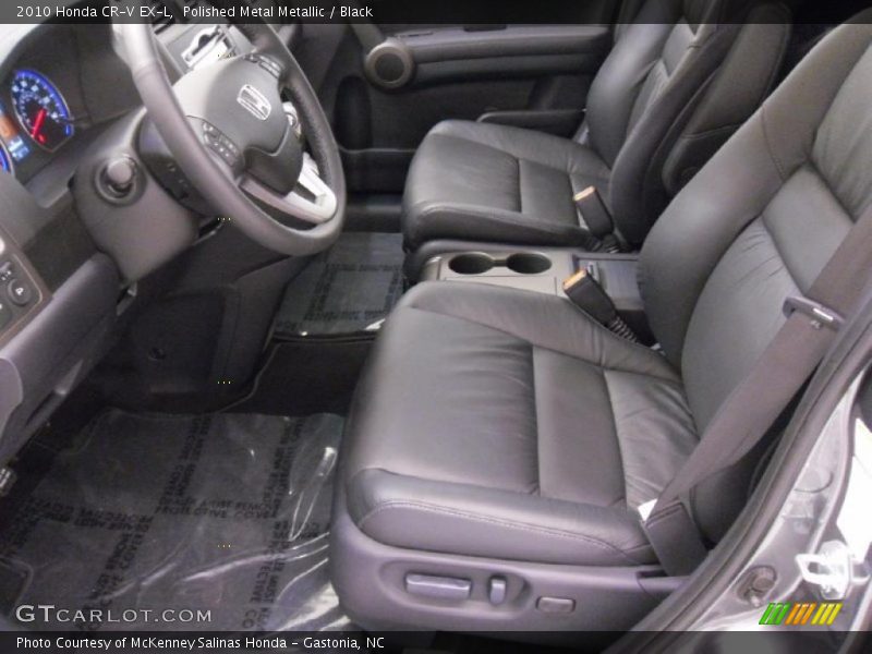 Polished Metal Metallic / Black 2010 Honda CR-V EX-L