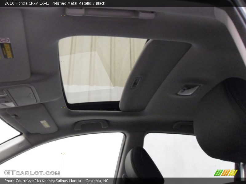 Polished Metal Metallic / Black 2010 Honda CR-V EX-L