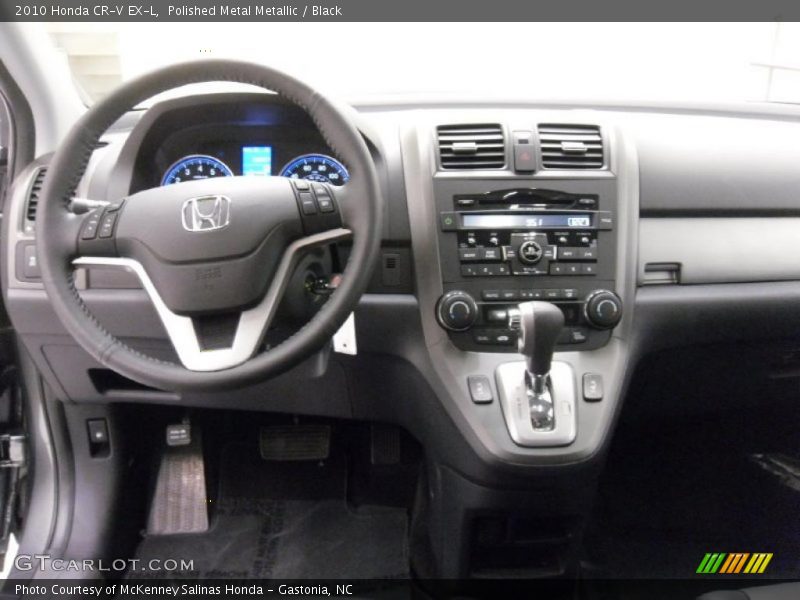 Polished Metal Metallic / Black 2010 Honda CR-V EX-L