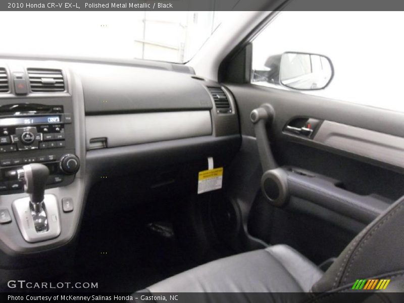 Polished Metal Metallic / Black 2010 Honda CR-V EX-L