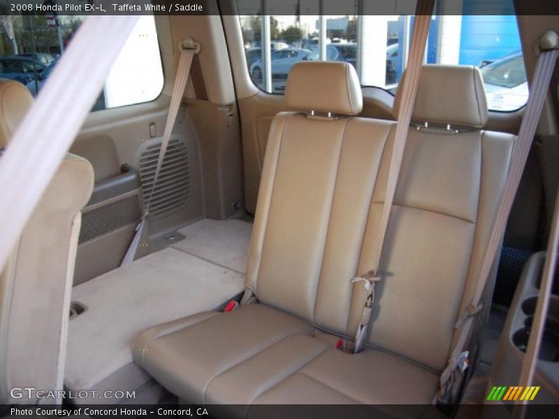 Taffeta White / Saddle 2008 Honda Pilot EX-L
