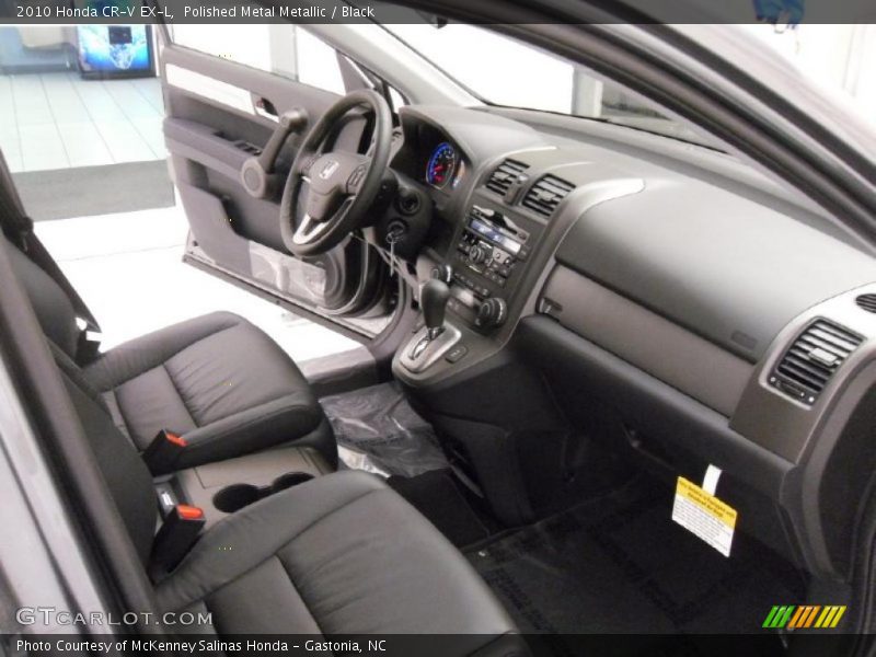 Polished Metal Metallic / Black 2010 Honda CR-V EX-L