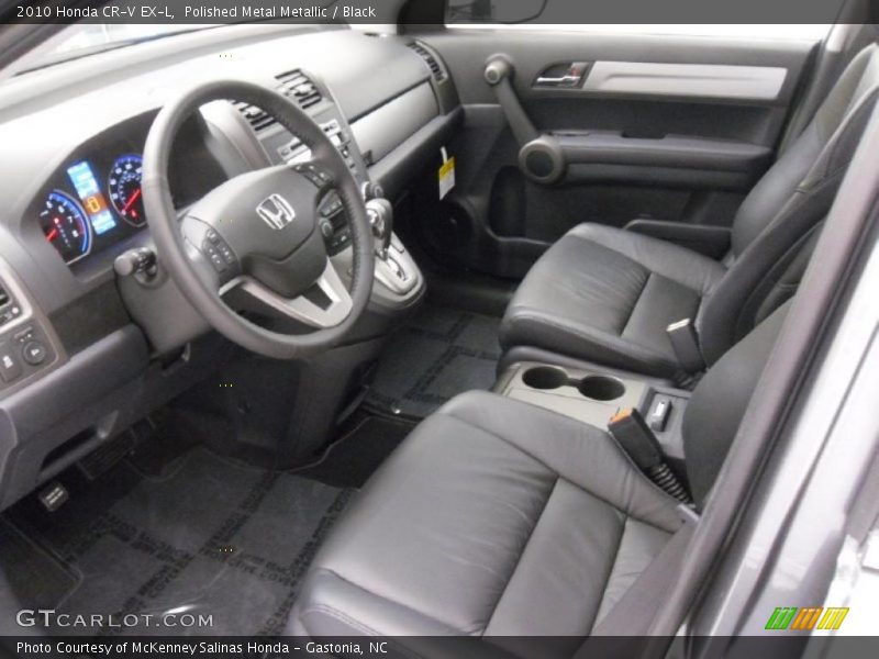 Polished Metal Metallic / Black 2010 Honda CR-V EX-L