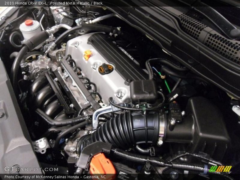 Polished Metal Metallic / Black 2010 Honda CR-V EX-L