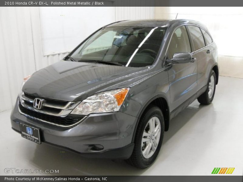 Polished Metal Metallic / Black 2010 Honda CR-V EX-L
