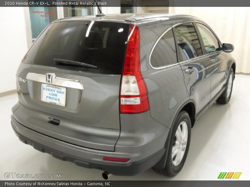 Polished Metal Metallic / Black 2010 Honda CR-V EX-L
