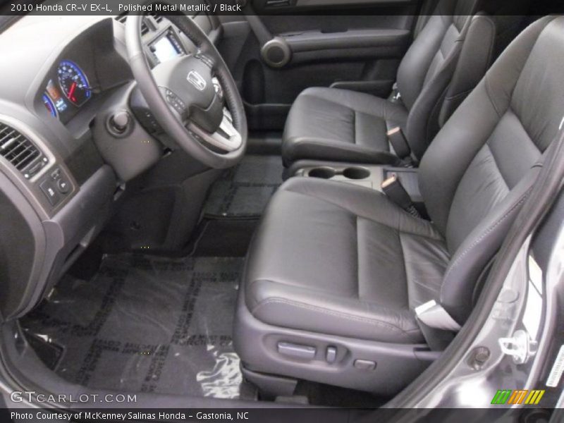 Polished Metal Metallic / Black 2010 Honda CR-V EX-L