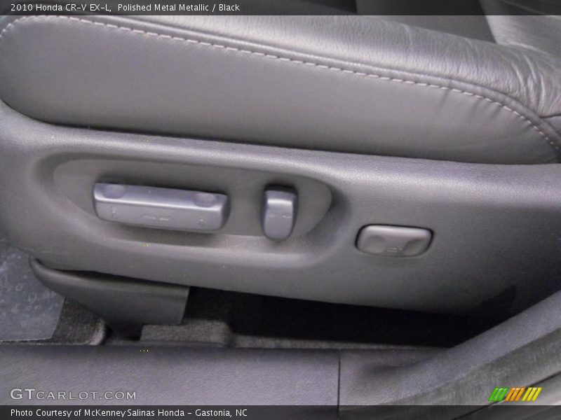 Polished Metal Metallic / Black 2010 Honda CR-V EX-L