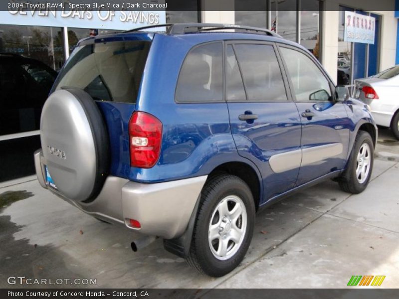 Spectra Blue Mica / Dark Charcoal 2004 Toyota RAV4