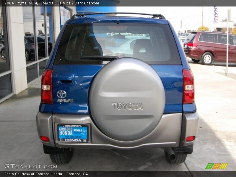 Spectra Blue Mica / Dark Charcoal 2004 Toyota RAV4