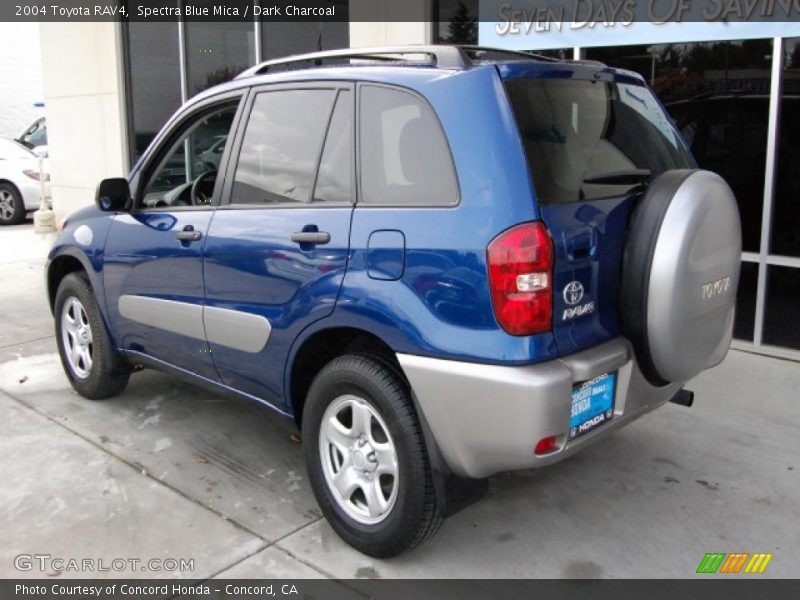 Spectra Blue Mica / Dark Charcoal 2004 Toyota RAV4