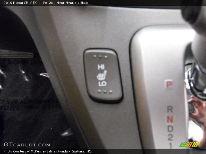 Polished Metal Metallic / Black 2010 Honda CR-V EX-L