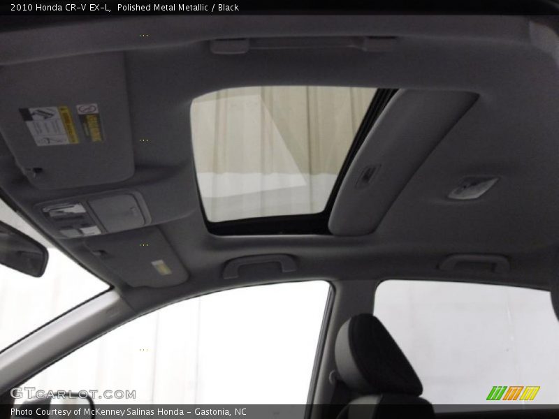 Polished Metal Metallic / Black 2010 Honda CR-V EX-L